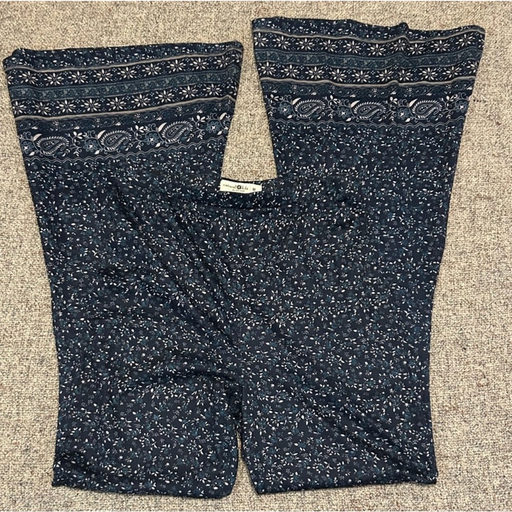 Natural Life Floral Paisley Flare Pant